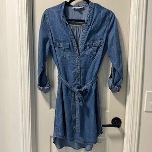 Love Stitch Denim dress, size small.